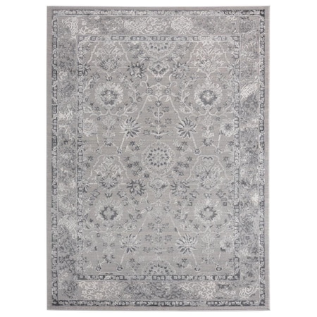 United Weavers Of America Cascades Shasta Grey Area Rectangle Rug, 7 ft. 10 in. x 10 ft. 6 in. 2601 10272 912
